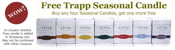 Free Trapp Holiday Candle